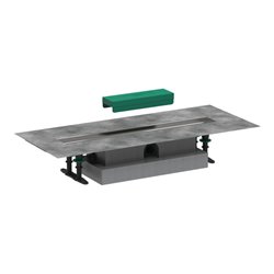 hansgrohe uBox universal Komplettset 600mm, f fl. Inst. f Duschrin. Fertigs