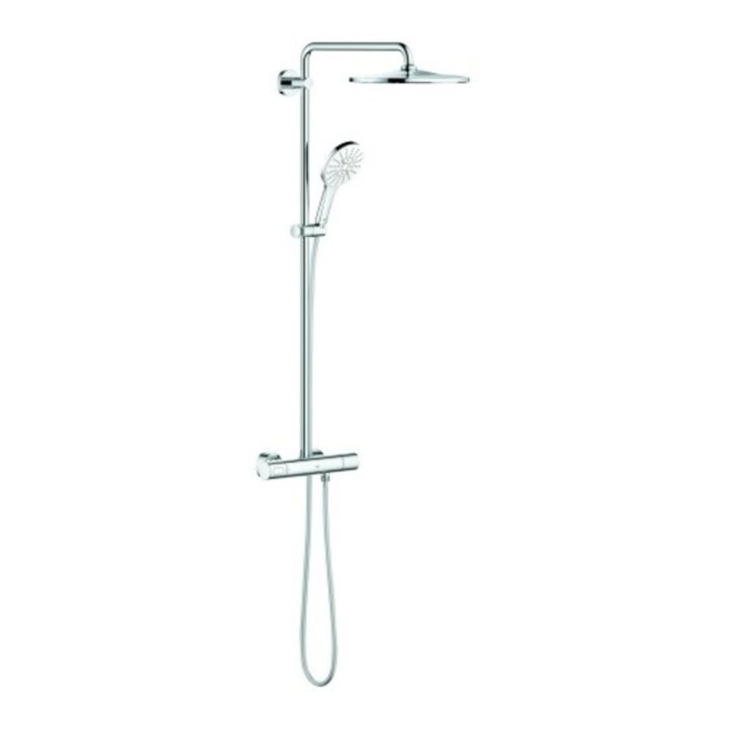 Grohe Duschsystem Rainshower SmartActive 310 m AP-Thermostat, Wandmontage, moon white