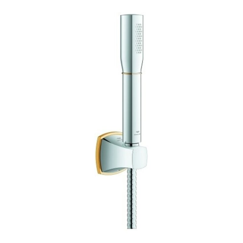 Grohe Wandhalterset Grandera 1 Strahlart, chrom/gold