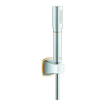 Grohe Wandhalterset Grandera 1 Strahlart, chrom/gold