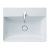 Duravit Möbelwaschtisch DuraSquare 60x47cm, o. ÜL, m HLB, 1 HL, we WG