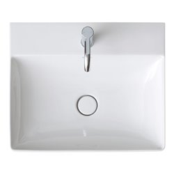 Duravit Möbelwaschtisch DuraSquare 60x47cm, o. ÜL, m HLB, 1 HL, we WG