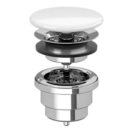 V&B Ventil vc, n schl., Vtl-Abd. Ker., st. wh. C+