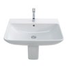 Duravit Halbsäule Me by Starck 17x30cm, weiß WonderGliss