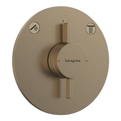 hansgrohe Mischer DuoTurn S UP, für 2 Verbraucher, brushed bronze