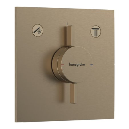 hansgrohe Mischer DuoTurn E UP, für 2 Verbraucher, brushed bronze