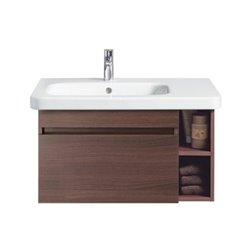 Duravit Möbelwaschtisch DuraStyle 80x48cm, asy, B li, we WG, m HL, ÜL, HLB