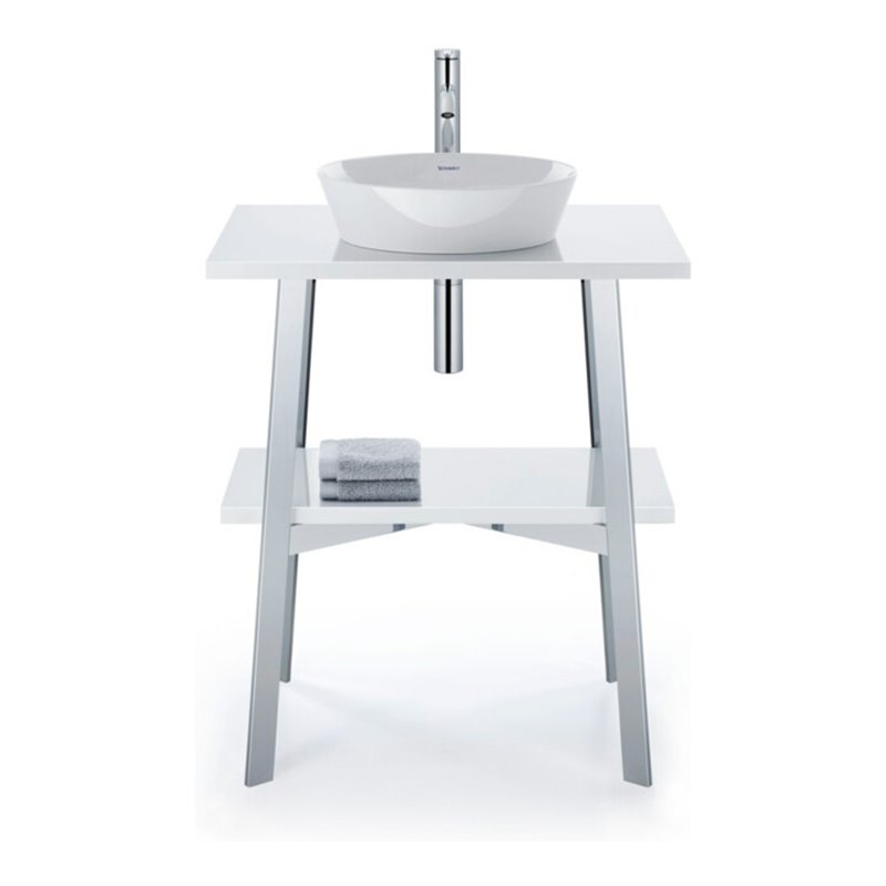 Duravit Aufsatzwaschbecken Cape Cod 40x36cm, o. HL, ÜL, HLB, we s-matt WG