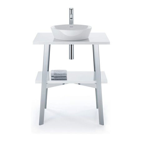 Duravit Aufsatzwaschbecken Cape Cod 40x36cm, o. HL, ÜL, HLB, we s-matt WG