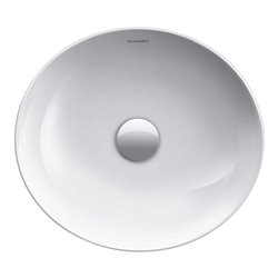 Duravit Aufsatzwaschbecken Cape Cod 40x36cm, o. HL, ÜL, HLB, we s-matt WG