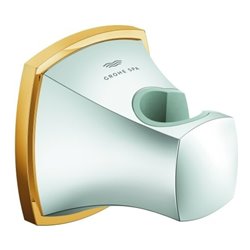 Grohe Handbrausehalter Grandera Wandmontage, chrom/gold