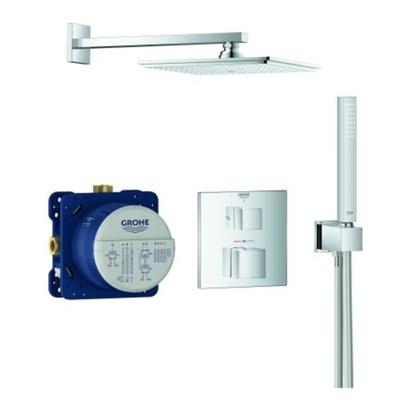 Grohe Unterputz-Duschsystem Grohtherm Cube mit UP-Thermostat, chrom