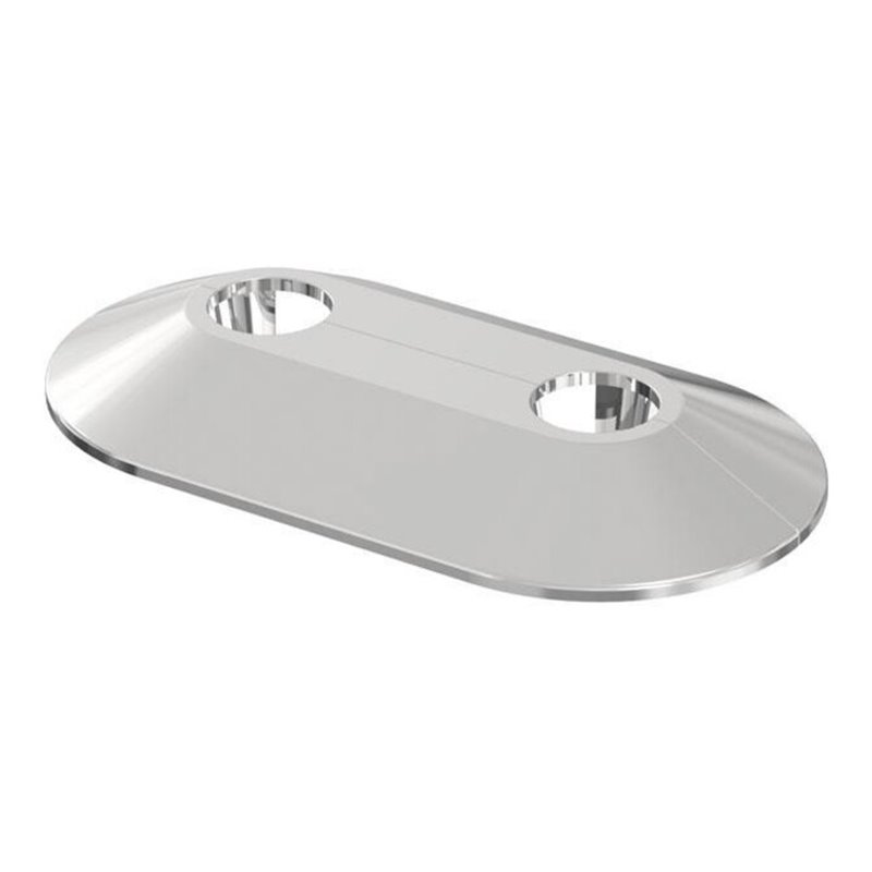 Flamco Doppelrosette RVDC 50/15, 15mm, chrom