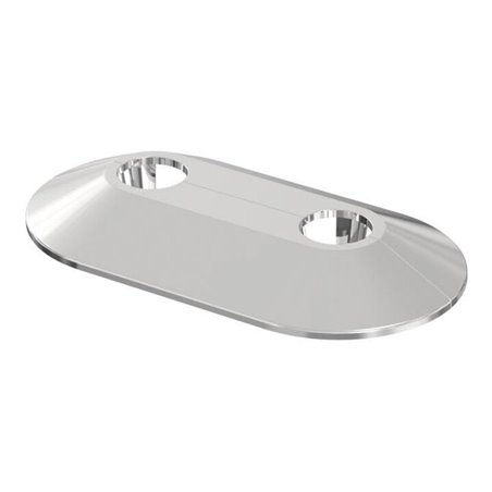 Flamco Doppelrosette RVDC 50/15, 15mm, chrom