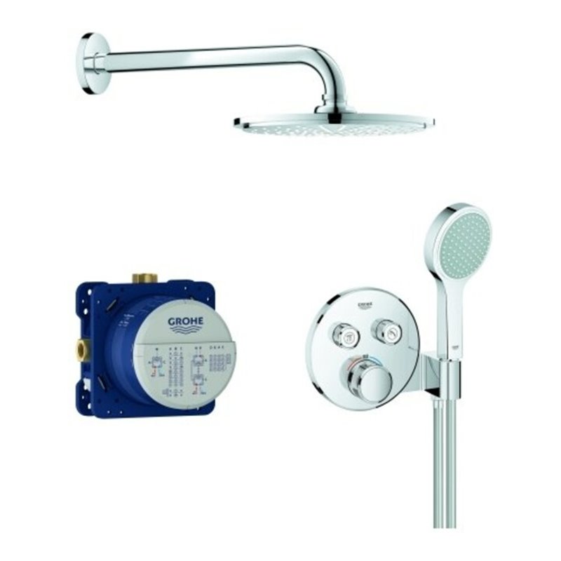 Grohe Unterputz-Duschsystem Grohtherm Smartcontrol mit UP-Thermostat, chrom