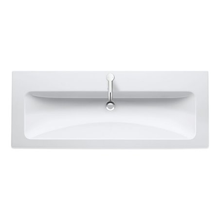 Duravit Möbelwaschtisch Me by Starck 123x49cm, m HL, ÜL, HLB, we WonderGliss