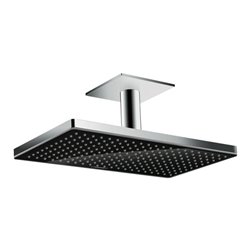 hansgrohe Kopfbrause Rainmaker Select 460 1j, m Deckenanschluss 100mm, schwarz/chrom