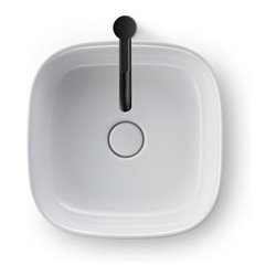 Duravit Aufsatzbecken Zencha 42x42cm, o HL, ÜL, HLB, geschli., we, WG