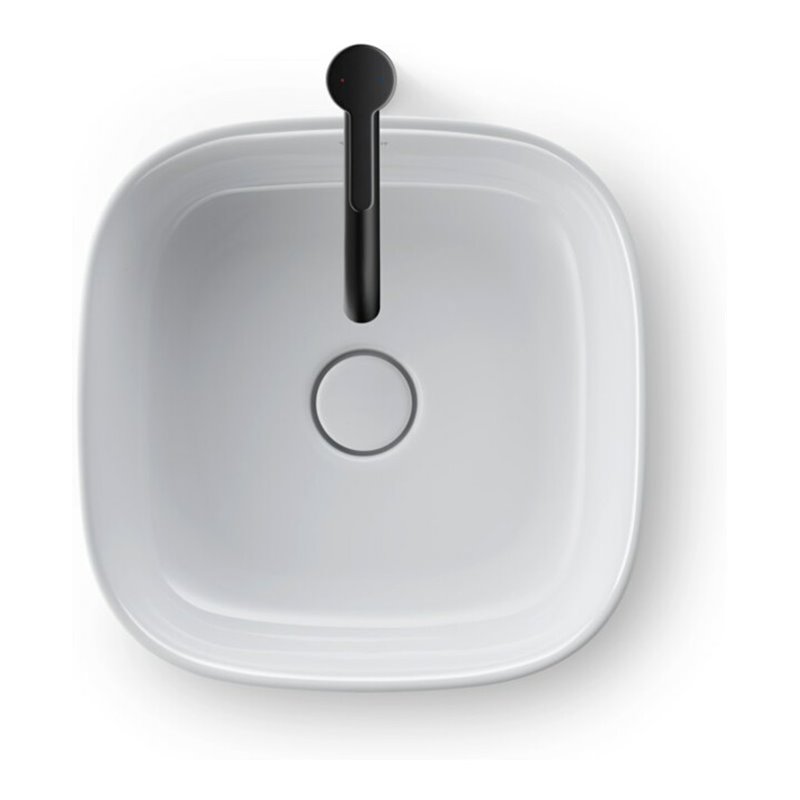 Duravit Aufsatzbecken Zencha 42x42cm, o HL, ÜL, HLB, geschli., we, WG