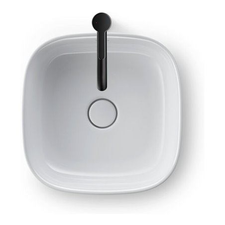 Duravit Aufsatzbecken Zencha 42x42cm, o HL, ÜL, HLB, geschli., we, WG