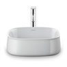 Duravit Aufsatzbecken Zencha 42x42cm, o HL, ÜL, HLB, geschli., we, WG