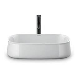 Duravit Aufsatzbecken Zencha 55x39cm, o HL, ÜL, HLB, geschli., we, WG