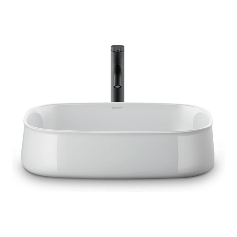 Duravit Aufsatzbecken Zencha 55x39cm, o HL, ÜL, HLB, geschli., we, WG