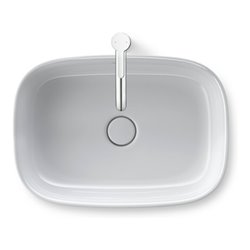 Duravit Aufsatzbecken Zencha 55x39cm, o HL, ÜL, HLB, geschli., we, WG