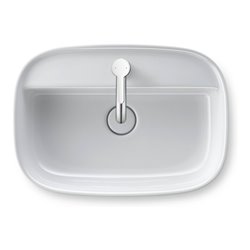 Duravit Aufsatzbecken Zencha 55x39cm, m L, HLB, o Ü, geschli., we, WG
