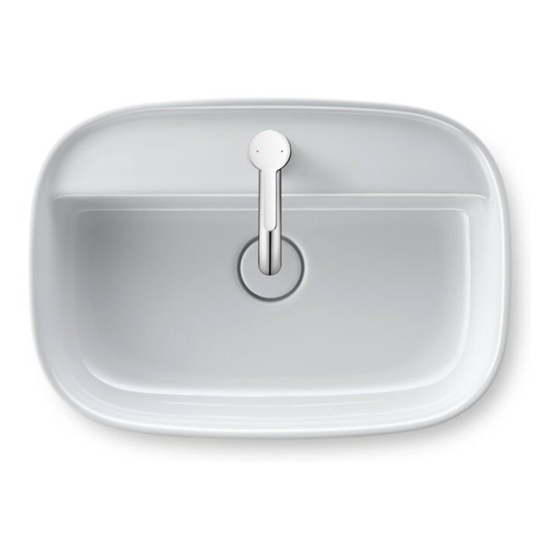 Duravit Aufsatzbecken Zencha 55x39cm, m L, HLB, o Ü, geschli., we, WG