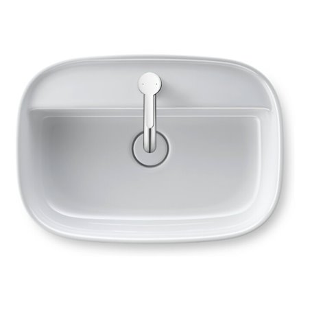 Duravit Aufsatzbecken Zencha 55x39cm, m L, HLB, o Ü, geschli., we, WG