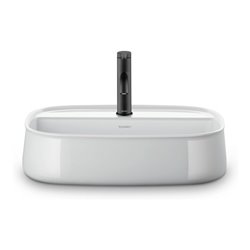 Duravit Aufsatzbecken Zencha 55x39cm, m L, HLB, o Ü, geschli., we, WG