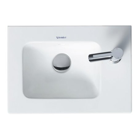 Duravit Möbel-Handwaschbecken Me by Starck 43x30cm, m HL, o ÜL, m HLB, we s-matt