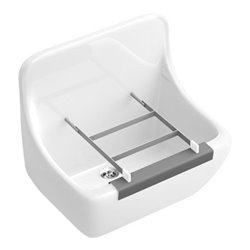 V&B Ausgussbecken O.NOVO 46x40x35cm, mit Randschoner, weiß