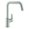 Grohe Spültisch-Einhebelmischer Eurosmart supersteel, schwenkbarer, hoher Auslauf