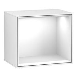 V&B Regalmodul Finion 41,8x35,6x27cm, Reg glo wh., glo wh. Lac
