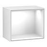 V&B Regalmodul Finion 41,8x35,6x27cm, Reg glo wh., glo wh. Lac