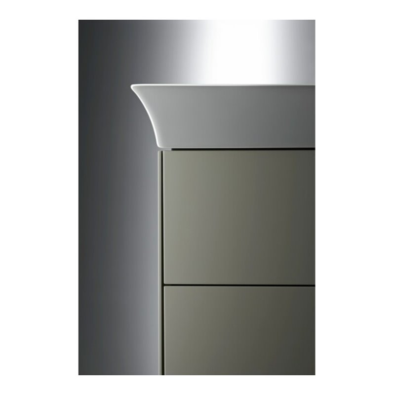 Duravit Möbelwaschtisch White Tulip 75x49cm, o. HL, we WG, m ÜL, HLB