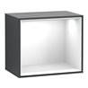 V&B Regalmodul Finion 41,8x35,6x27cm, Rg glo wh., md bl. m Lac