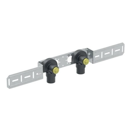 Geberit Anschlusswinkel Mepla d 16xRp 1/2x52mm, 90G, 2-f., mont, RG