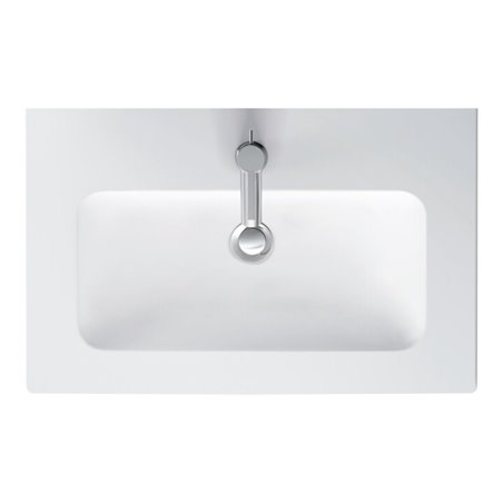 Duravit Möbelwaschtisch Compact Me by Starck 63x40cm, we s-matt, m HL, ÜL, HLB
