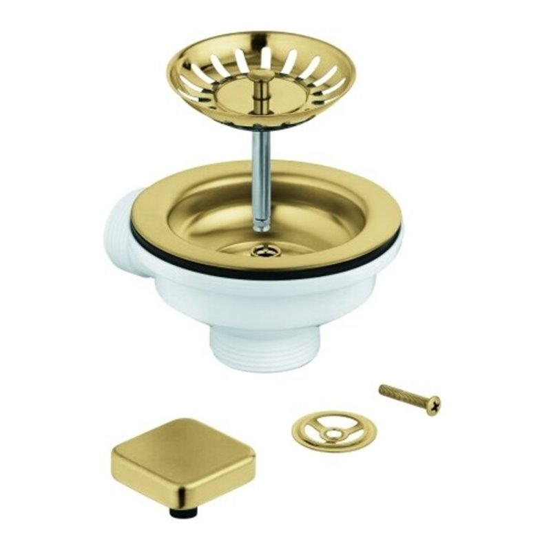 Grohe Exzenter-Ablaufgarnitur 40400 für Küchenspülen 1 Becken cool sunrise geb.