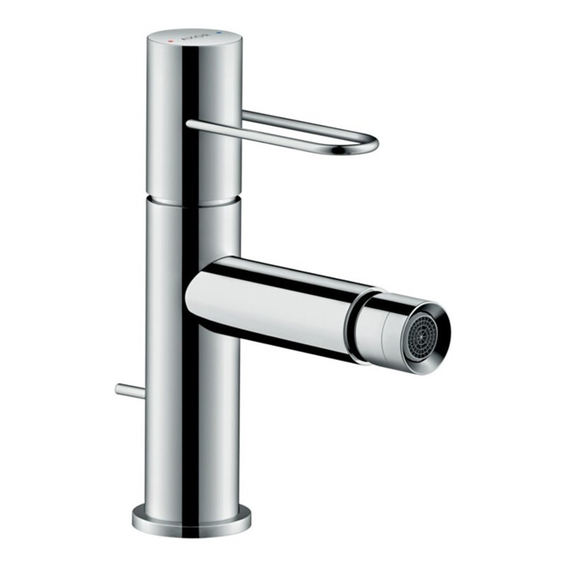 hansgrohe Bidet-Einhebelmischer Axor Uno A 124mm, m B, ZugstAblGar, brush. r gol