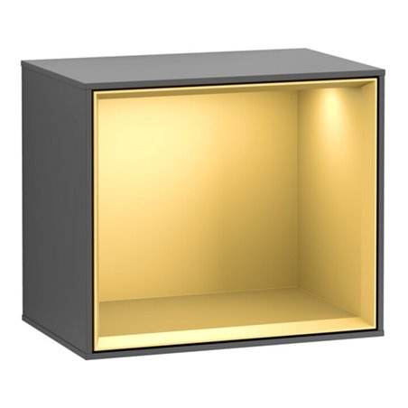 V&B Regalmodul Finion 41,8x35,6x27cm, Reg gol m, Anthrac. matt