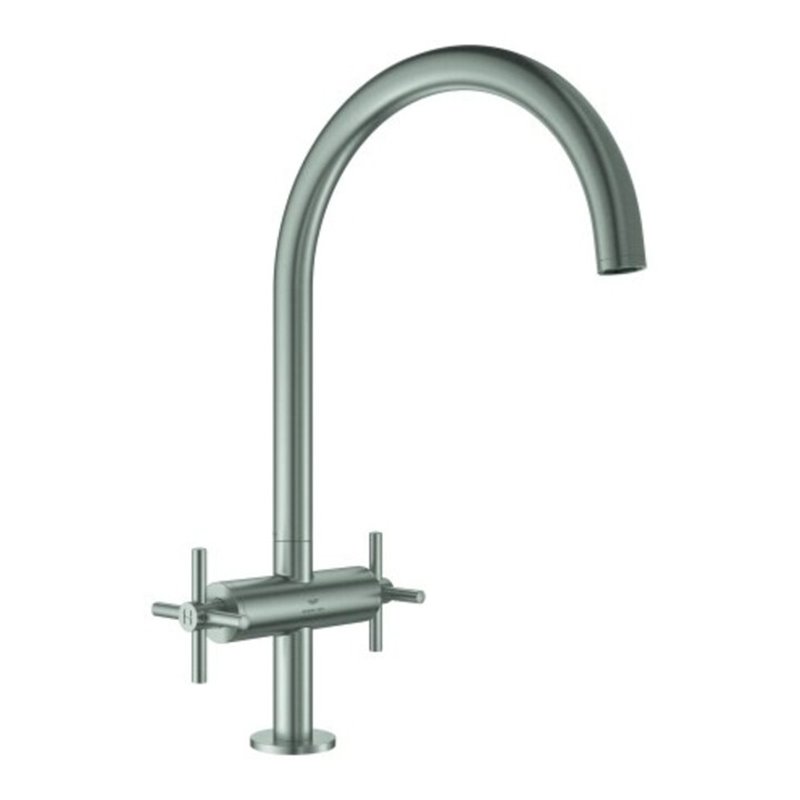 Grohe Zweigriff-Spültischarmatur Atrio 1/2', supersteel