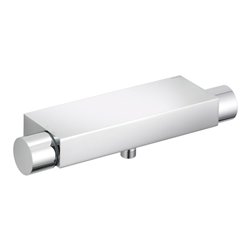 Keuco Brause-Thermostat Edition 11 AP, schwarzchrom gebürstet