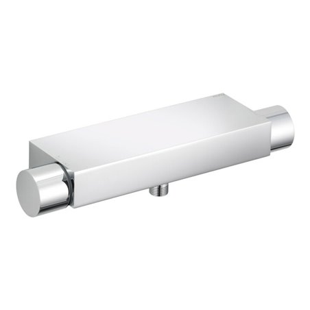 Keuco Brause-Thermostat Edition 11 AP, schwarzchrom gebürstet