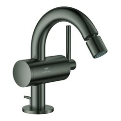 Grohe Bidet-Einhebelmischer Atrio 1/2', Abl.garn, hard graphite gebürstet