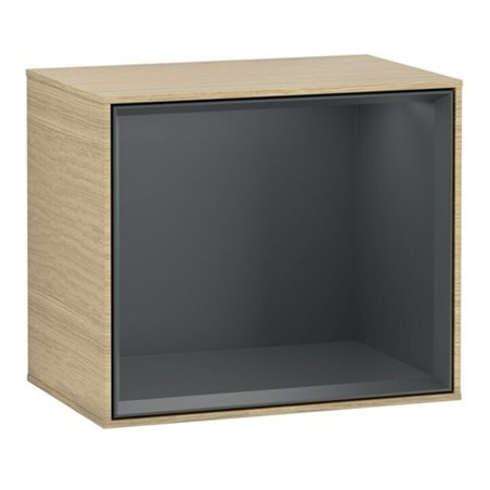 V&B Regalmodul Finion 41,8x35,6x27cm, Reg md Blue, Oak Veneer