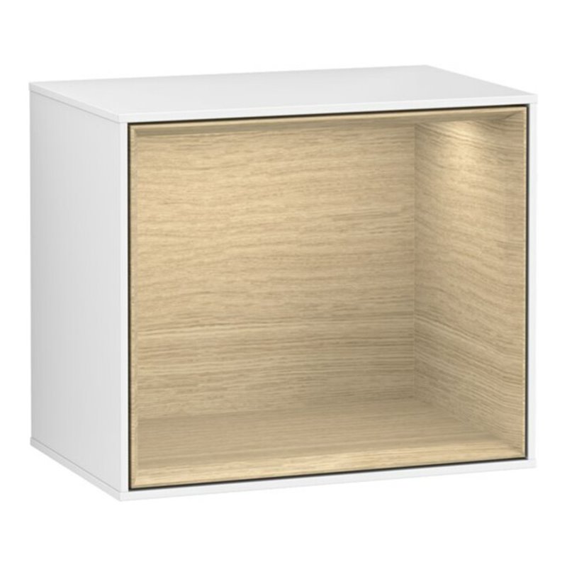 V&B Regalmodul Finion 41,8x35,6x27cm, Reg Oa ven, glo wh. Lac